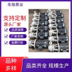 永旭泵业 无金属污染 数控生产 四氟泵 电子高纯化学品    1台