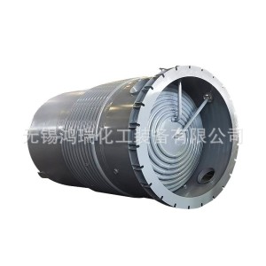 不锈钢立式反应釜化工制药液体分散搅拌罐外盘管电加热真空反应釜  1台